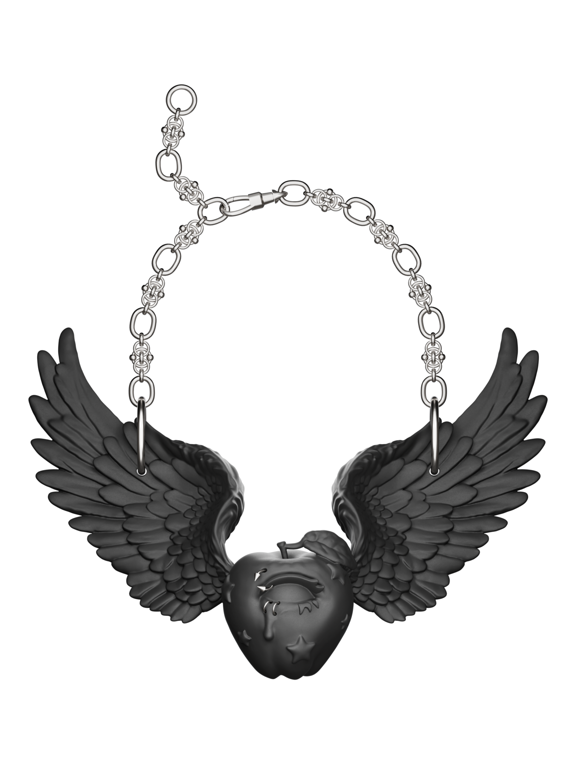 Knowing necklace, front view